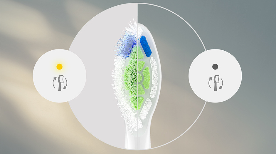 Zubná kefka Philips Sonicare 5500 HX7110/02 biela Zubní kartáček Philips HX7108/01 Sonicare 5300