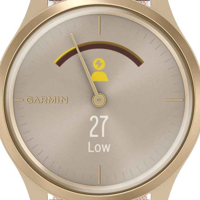 Inteligentné hodinky Garmin vivomove3 Style Silver / Green Inteligentné hodinky Garmin vivomove3 Style Silver / Green