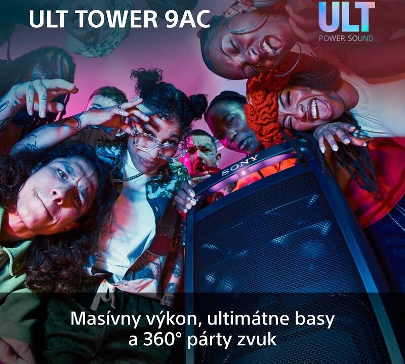 Párty reproduktor Sony ULT TOWER 9 AC čierny Párty reproduktor Sony ULT TOWER 9 AC čierny
