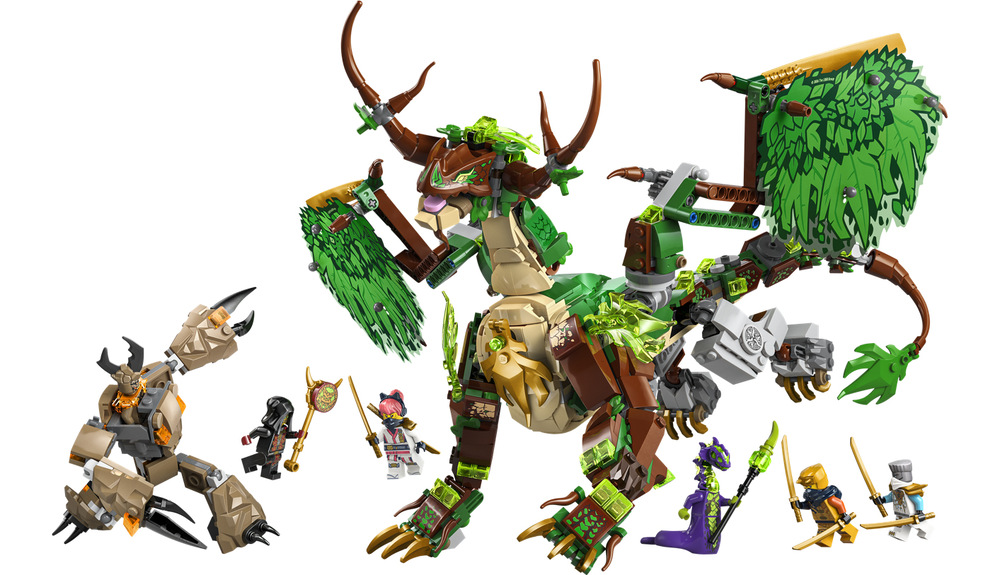 Stavebnica LEGO® NINJAGO® 71859 Drak života Stavebnica s 1 050 dielikmi ponúka náročné stavanie a hotový drak vďaka rozpätiu cez 55 cm naozaj vynikne.