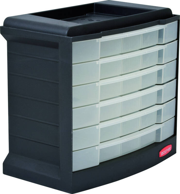 Organizér Curver C-159561 sivý/modrý