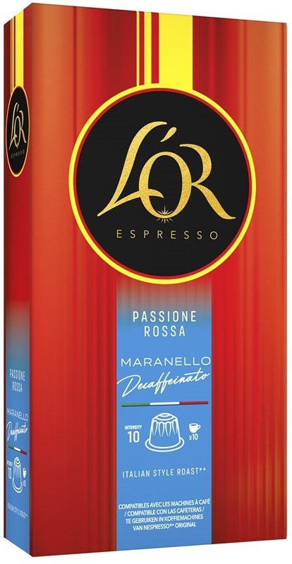 Kapsule L'or Passione Rossa Maranello Decaffeinato (10 ks)