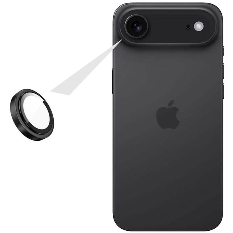 Tvrdené sklo FIXED na Apple iPhone Air, čierna farba