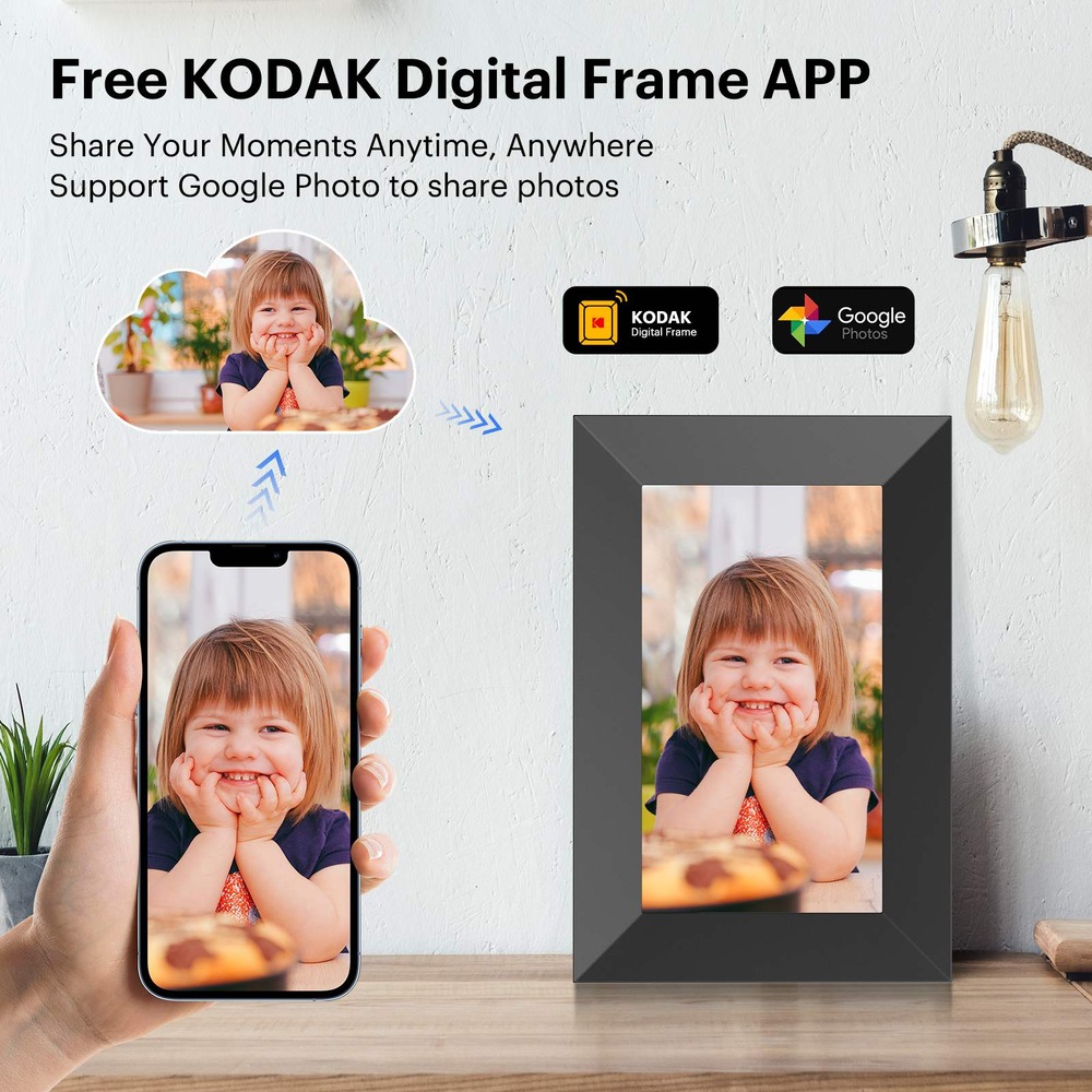 Fotorámik digitálny Kodak RCF-702P je vybavený štvorjadrovým procesorom