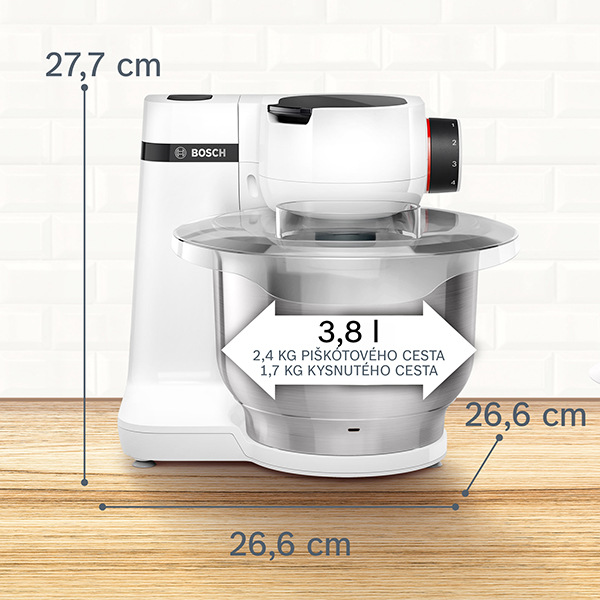 Kuchynský robot Bosch MUM Serie 2 MUMS2ER01 červený Kuchynský robot Bosch MUM Serie 2 MUMS2ER01 červený