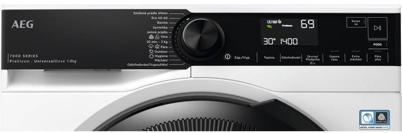 Práčka AEG UniversalDose ProSteam® 7000 LFR73844VC biela