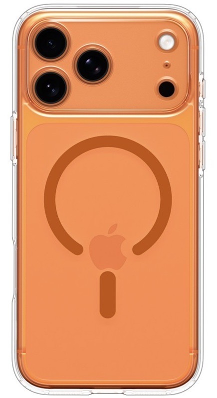 Kryt na mobil Spigen, pre Apple iPhone 17 Pro, priehľadná farba