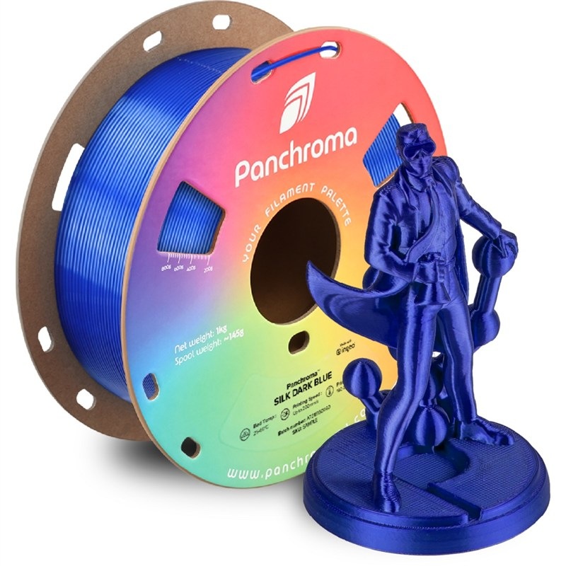 Filament Polymaker Panchroma PLA Silk - modrý