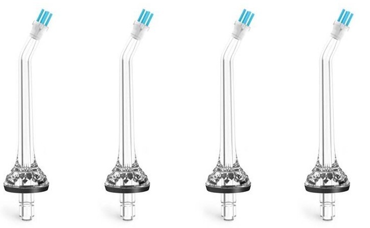 Náhradné trysky TrueLife AquaFloss Compact C300 Dental Plaque Jet (4 ks) biela
