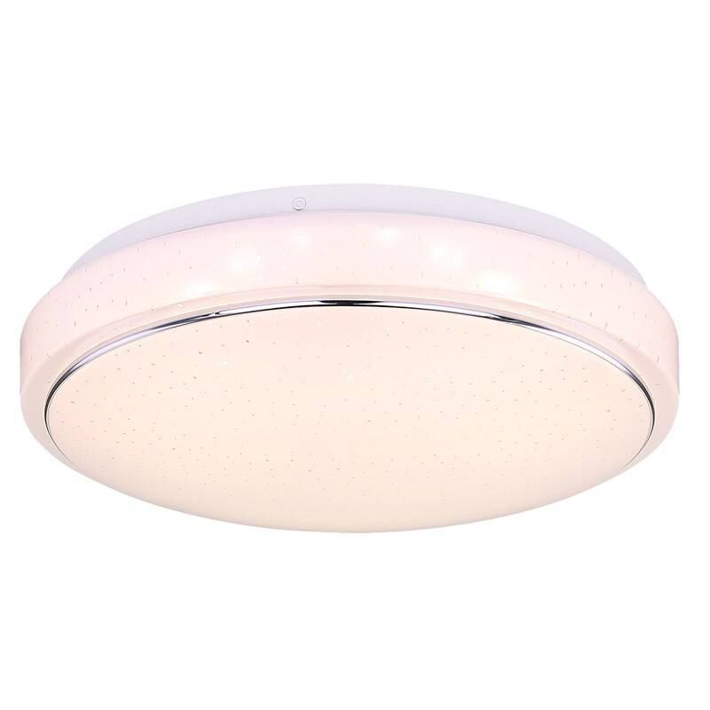 LED stropné svietidlo GLOBO Kalle, 38 cm, LED, 24W biele