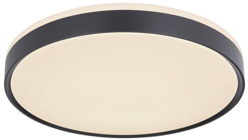 LED stropné svietidlo GLOBO Sonny, 49 cm, LED, 24W čierne