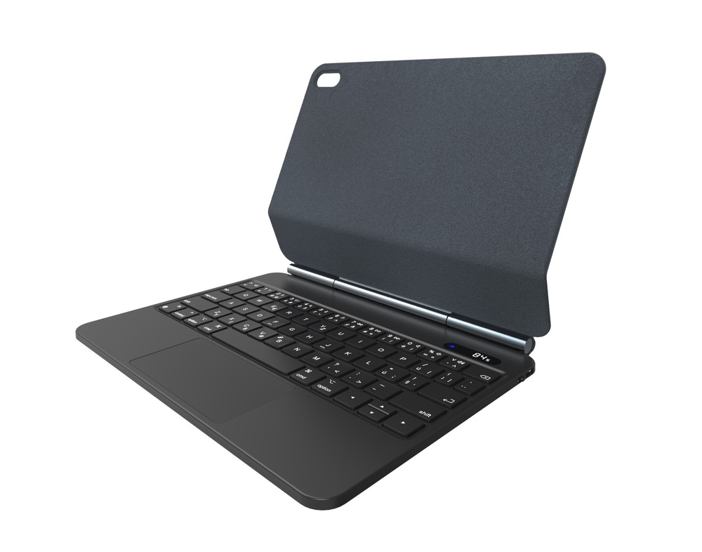 Puzdro s klávesnicou na tablet FIXED Typee na Apple iPad Pro 11" (2018-2022)/iPad Air 11" (2020/2022/2025)/ iPad Air M2/M3 CZ čierne