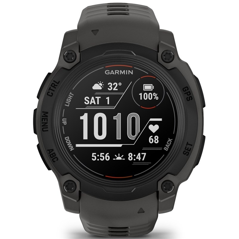 Inteligentné hodinky Garmin Instinct E - 40 mm - Black / Charcoal Band čierne