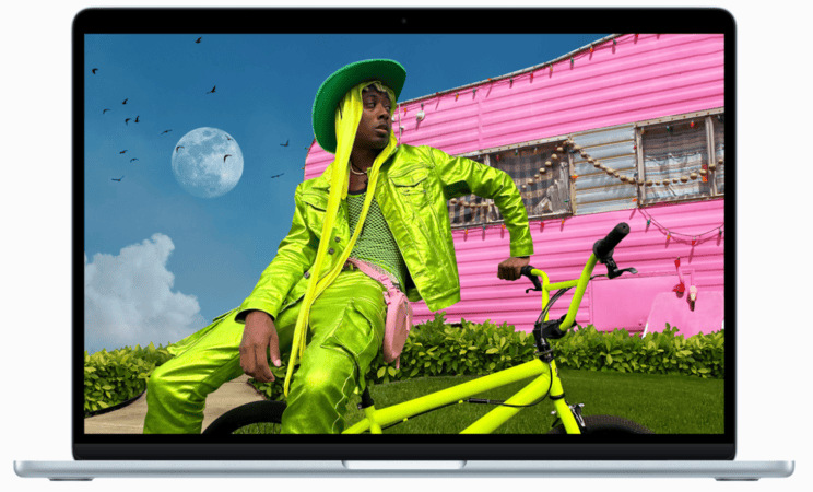 Notebook Apple MacBook Air 13" M4 8× GPU, 16GB, 256GB - polnočný SK