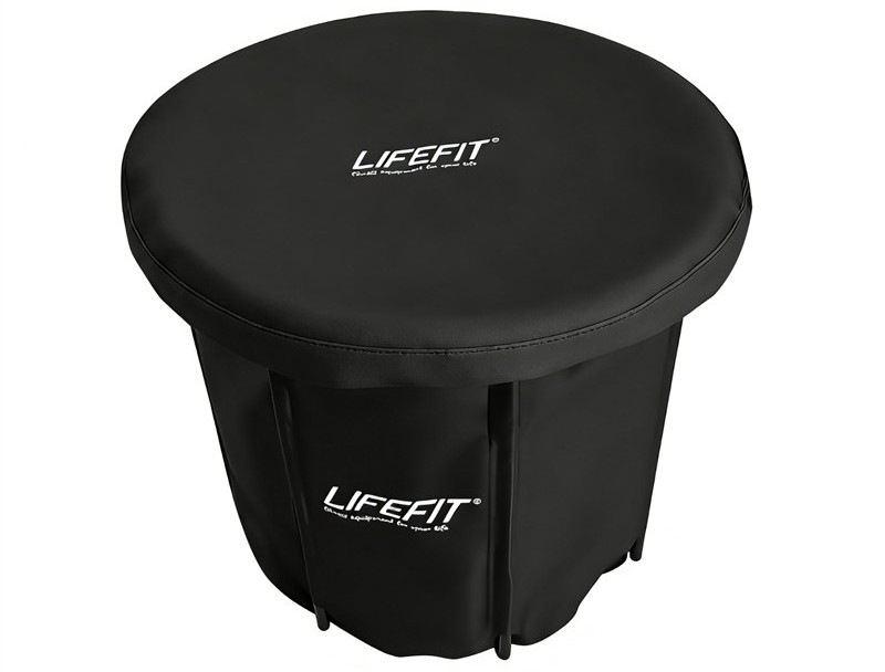 Ochladzovacia nádoba LIFEFIT® IceTub FjordBlue je skladacia a je možné ju ľahko prevážať v aute