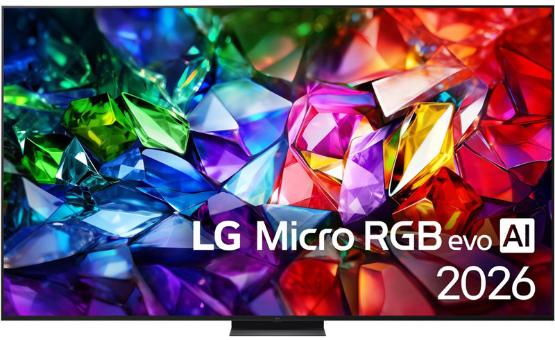 Chytrá televízia s RGB Micro LED podsvietením, čierna farba