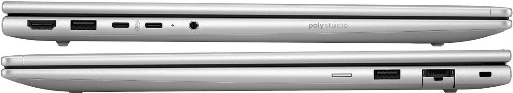 Notebook HP ProBook 4 G1i 16" strieborný Ľavá a pravá strana notebooku HP ProBook 4 G1i s rozsiahlou konektivitou