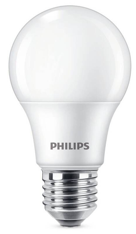 LED žiarovka Philips klasik, 8W, E27, chladná denná, 3ks