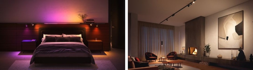 Bodové svietidlo Philips Hue White and Color Ambiance Perifo na stenu (3 bodové svetlá) čierne Svítidlo Philips Hue