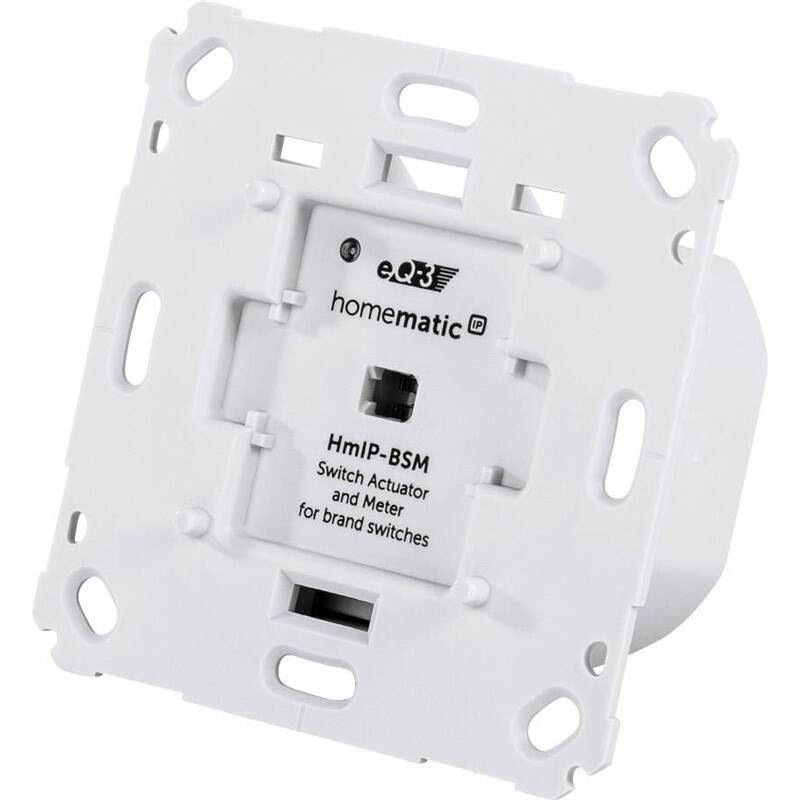 Spínač Homematic IP spínací akčný člen s meraním - 5A, zápustná montáž