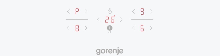 Indukčná varná doska Gorenje Essential GI6401WSC biela Indukčná varná doska Gorenje GI6401WSC, biela, detail