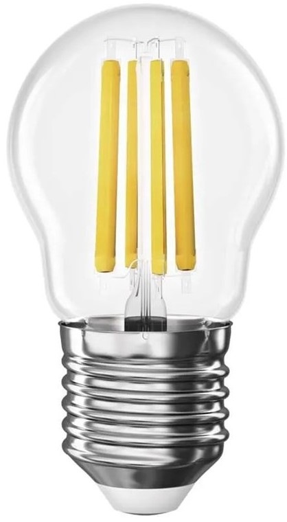 Žiarovka LED EMOS Filament mini globe, 5,9 W, 806lm, E27, teplá biela
