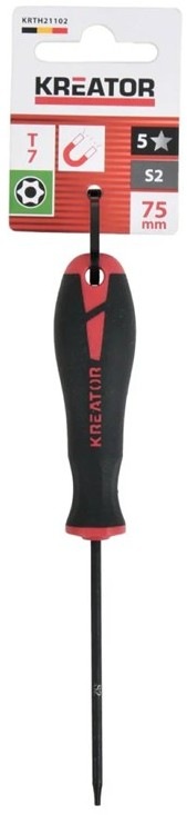 Skrutkovač Kreator KRTH21102 TORX T7×75 s dĺžkou stopky 75 mm