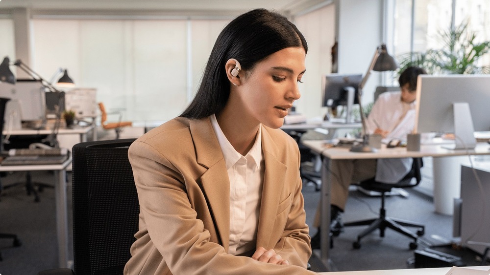 Slúchadlá Shokz OpenFit čierna Slúchadlá Shokz OpenFit čierna