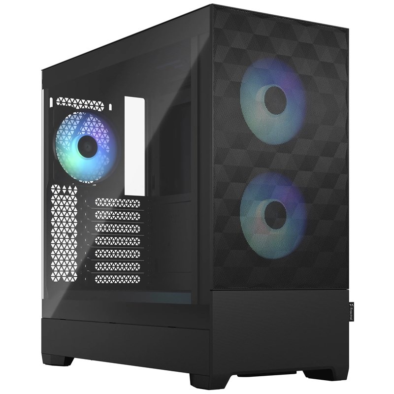 Case FRACTAL DESIGN Pop Air RGB Tempered Glass Clear Tint čierna