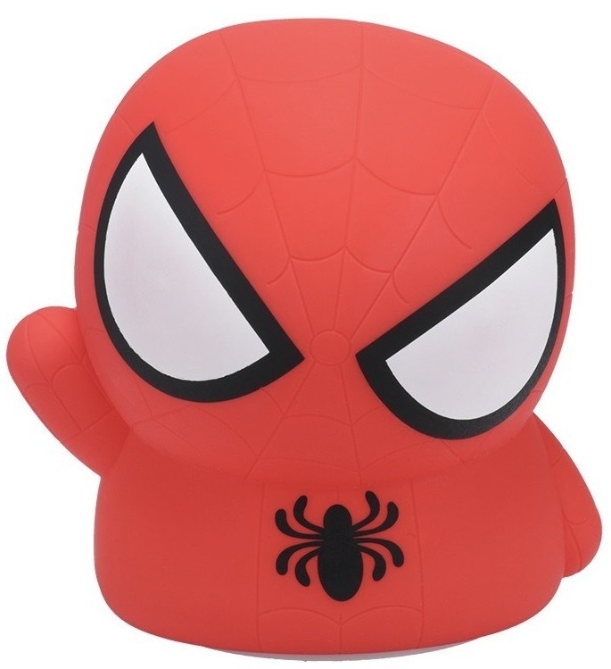 Dekoratívne LED Paladone Spiderman, SquisyGlo červené