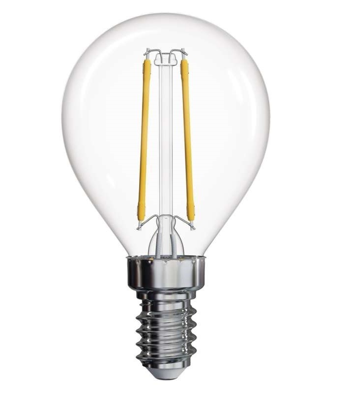 LED žiarovka EMOS Filament Mini Globe, 2,2W, E14, teplá biela LED žiarovka EMOS Filament Mini Globe, 2,2W, E14, teplá biela
