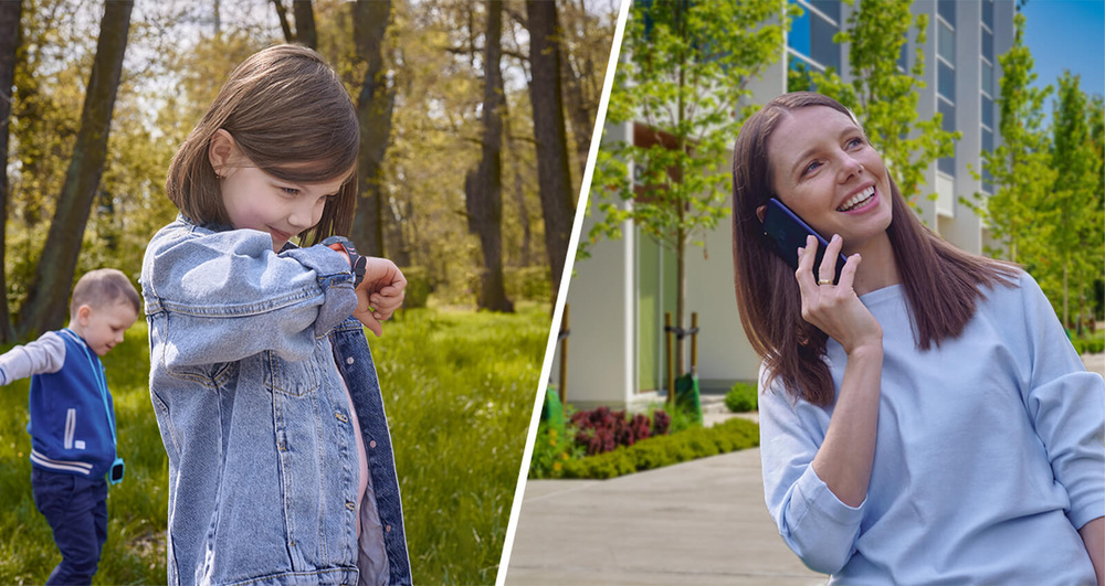 Inteligentné hodinky Forever Kids Look Me 2 KW-510 LTE čierne Inteligentné hodinky Forever Kids Look Me 2 KW-510 LTE čierne