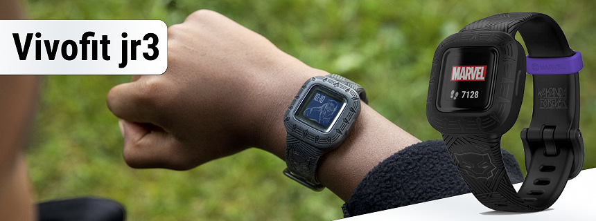 Fitness náramok Garmin vívofit junior3 modrý Garmin vívofit junior3