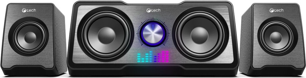 Reproduktory C-Tech SPK-16, 2.2, RGB čierne C-Tech SPK-16