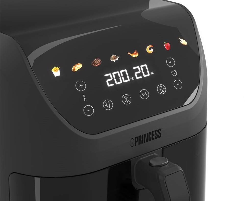 Fritéza teplovzdušná Princess 182476 SlimFry, 8 l čierna