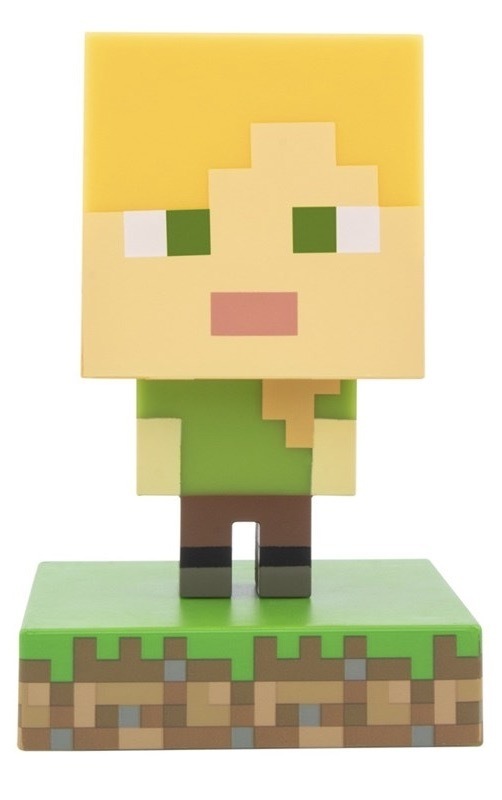 Dekoratívne LED Paladone Minecraft - Alex žltá/zelená