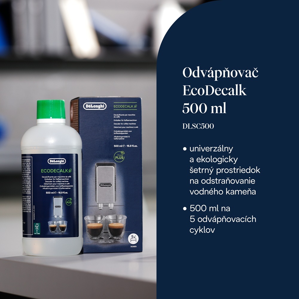 Odvápňovač pre espressá De'Longhi EcoDecalk / DLSC500 Odvápňovač pre espressá De'Longhi EcoDecalk / DLSC500