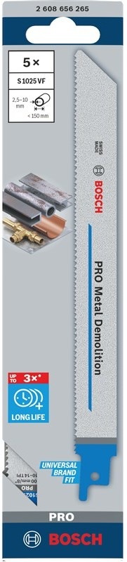 Súprava pílových plátkov Bosch PRO 2.608.656.265 v počte 5 ks v balení