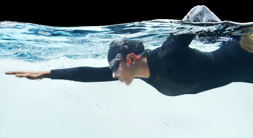 Slúchadlá Shokz OpenSwim Pro červená Shokz OpenSwim Pro, červená