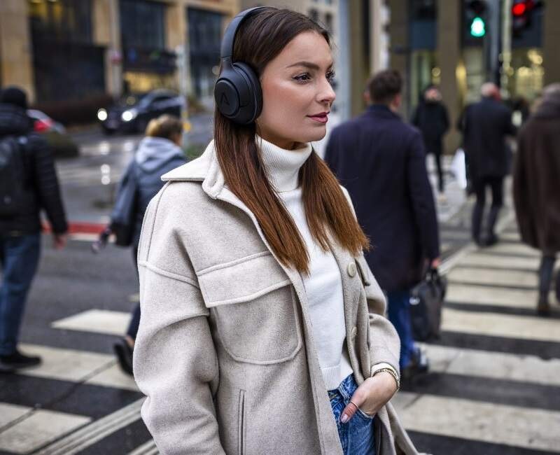 Slúchadlá LAMAX BeatComfort1, ANC čierna