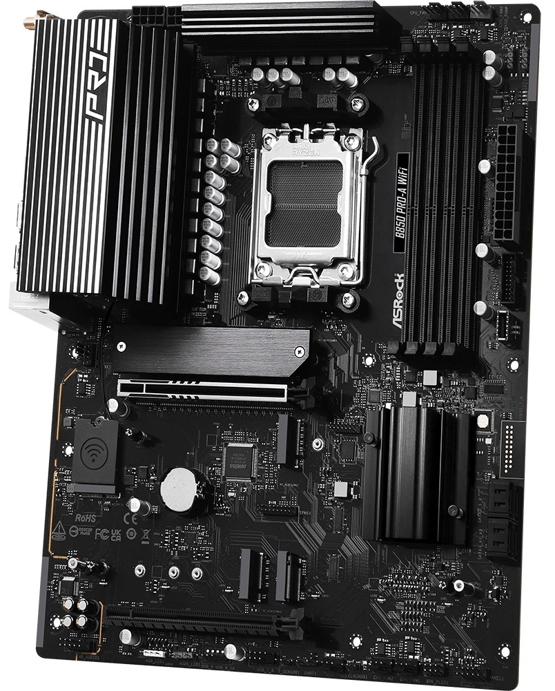 Základná doska ASRock B850 Pro-A WiFi AMD AM5, ATX, čierna farba