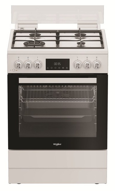 Kombinovaný sporák Whirlpool W6G8LMSWW biely