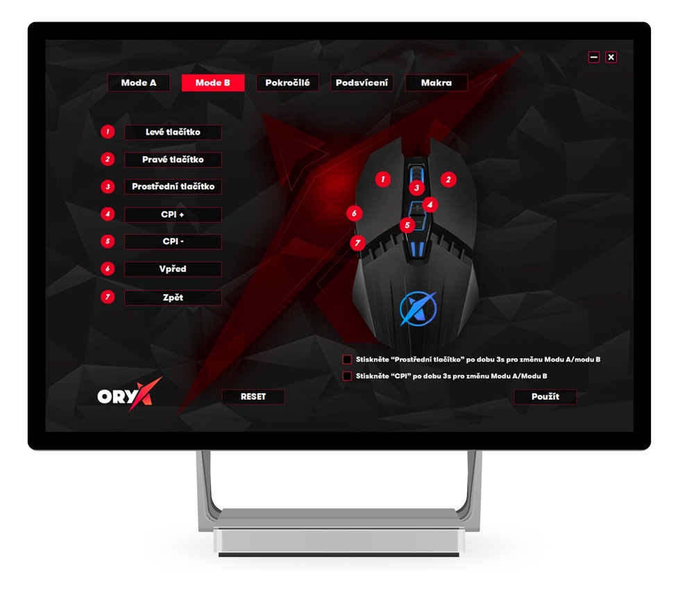 Myš Niceboy ORYX M200 čierna Myš Niceboy ORYX M200 čierna