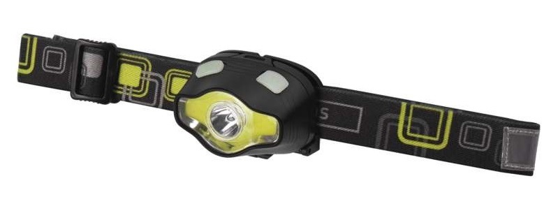 Čelovka EMOS P3536, COB LED + LED, 220 lm, 100 m, 3x AAA Čelovka EMOS P3536, COB LED + LED, 220 lm, 100 m, 3x AAA