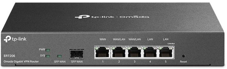 Router TP-Link TL-ER7206 VPN Omada SDN sivý