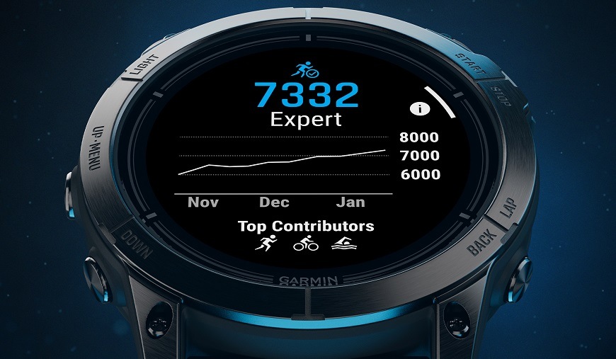 Inteligentné hodinky Garmin epix Pro (Gen 2) Glass - 51 mm - Gray / Black Silicone Band Garmin epix Pro