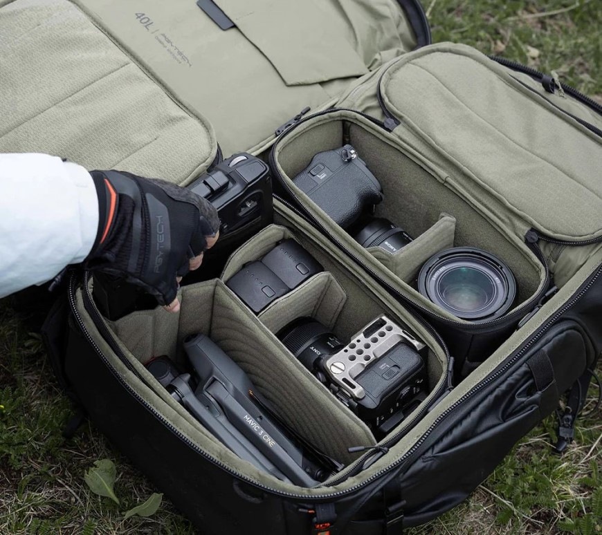 Batoh PGYTECH OnePro Flex Backpack 50L + Camera Insert L čierny Batoh PGYTECH OnePro Flex Backpack 50L + Camera Insert L - čierny