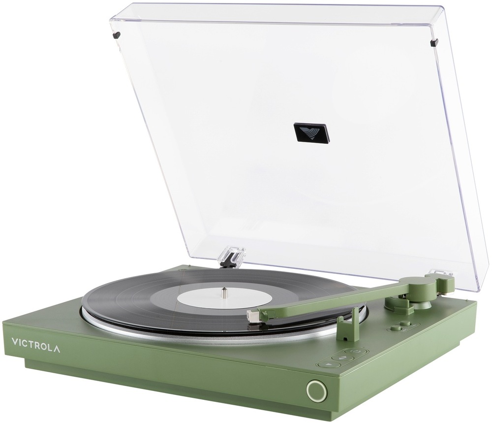 Gramofón Victrola VPT-800-GRN-INT s bočné strany