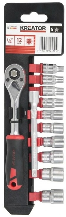 Súprava gola kľúčov Kreator KRTH30105 v počte 12 ks