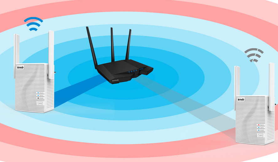 Wi-Fi extender Tenda A18 biely